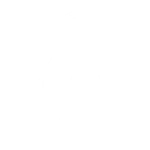 Logo Myriam-Marie Beltramelli : dessin au trait blanc sur fond noir d'une figure féminine bienveillante pour soins énergétiques et pèlerinages dans le Var.